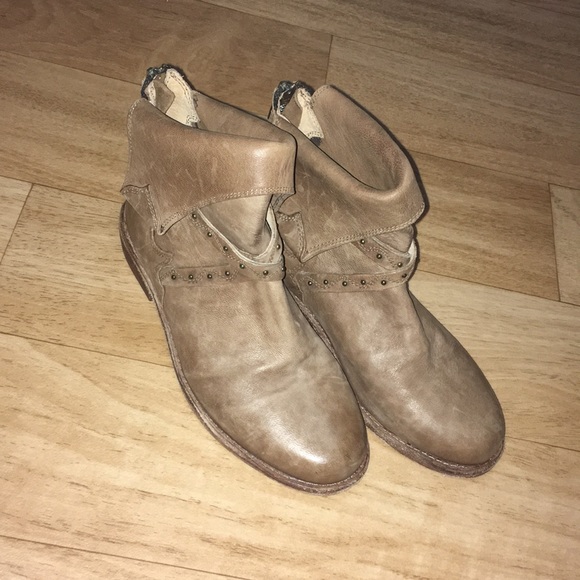 Free People Shoes - Free People Leather Zip Boots